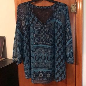 Beautiful blue blouse